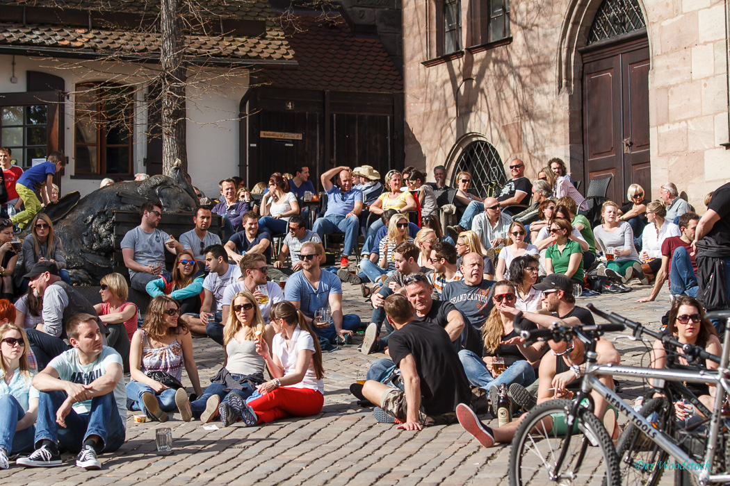 Platz vor dem Geburtshaus Albrecht Dürers unterhalb der Burg