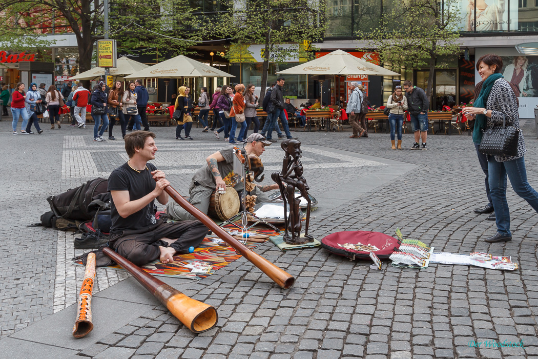 Strassenmusik wird in Prag großgeschrieben