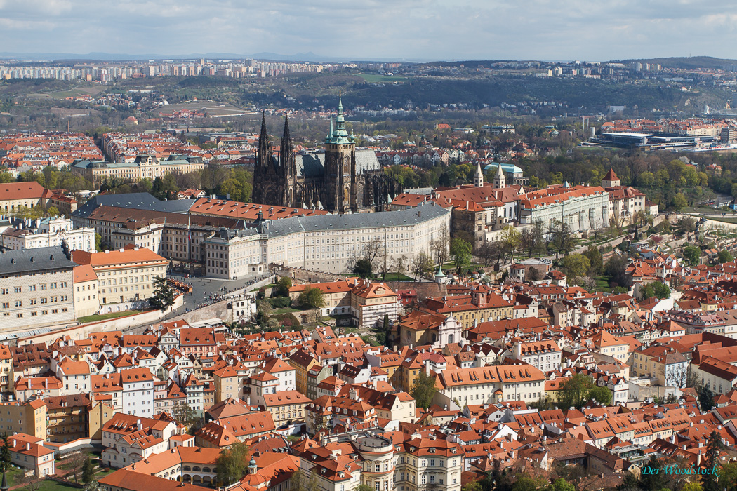 Blick vom Petrin auf den Hradschin